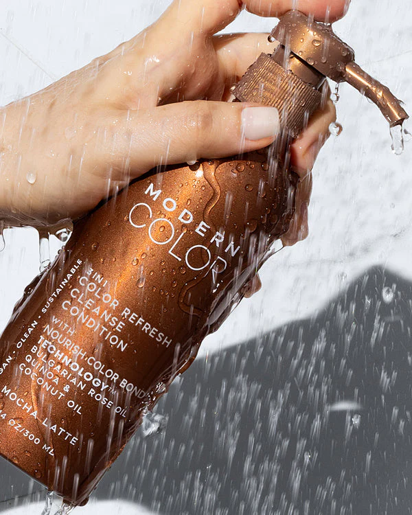 3-In-1 Hair Color Refresh + Cleanse + Condition - Mocha Latte - Image 5