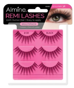 Annie International - Almine MULTIPACK Remi Human Hair Eyelashes Black - Image 3