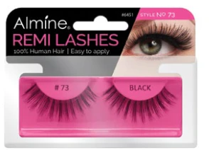 Annie International - Almine Remi Human Hair Eyelashes Black - Image 9