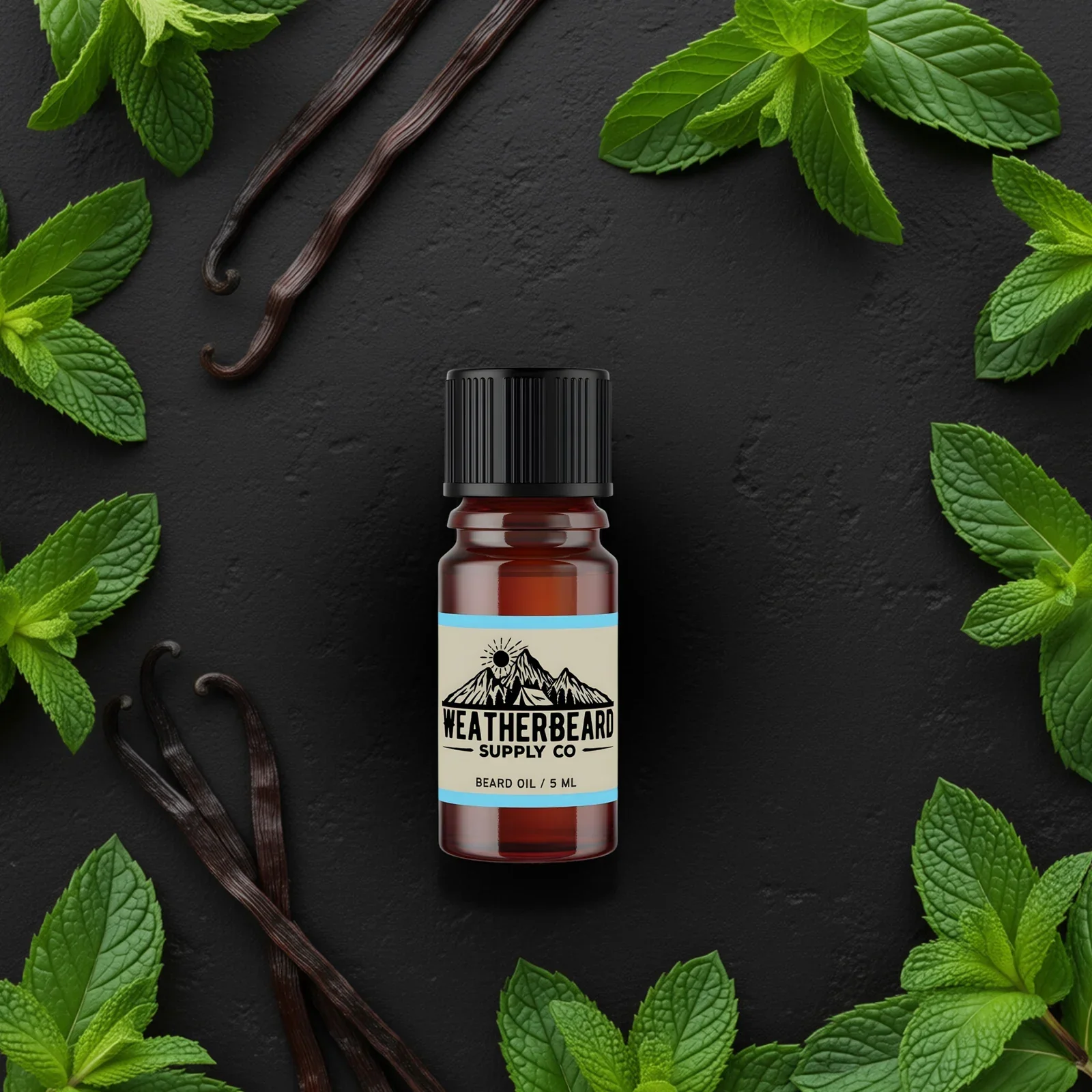 Arctic Chill Beard Oil - Mint, Eucalyptus, Vanilla - Image 5