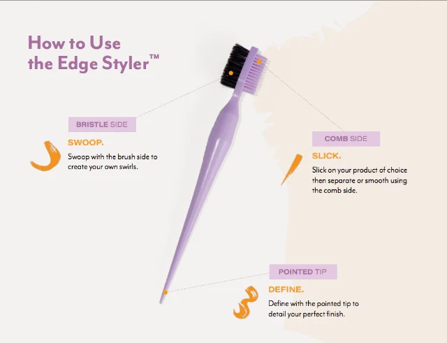 Baby Tress 3-in-1 Edge Styler - Charcoal - Image 3