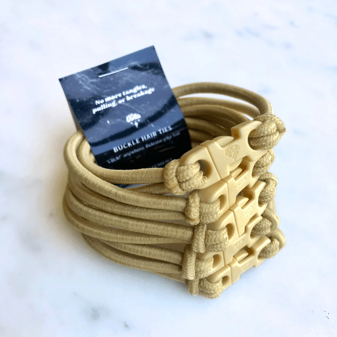 Buckle Hair Tie Elastics - No Snagging, No Tangles - Image 12