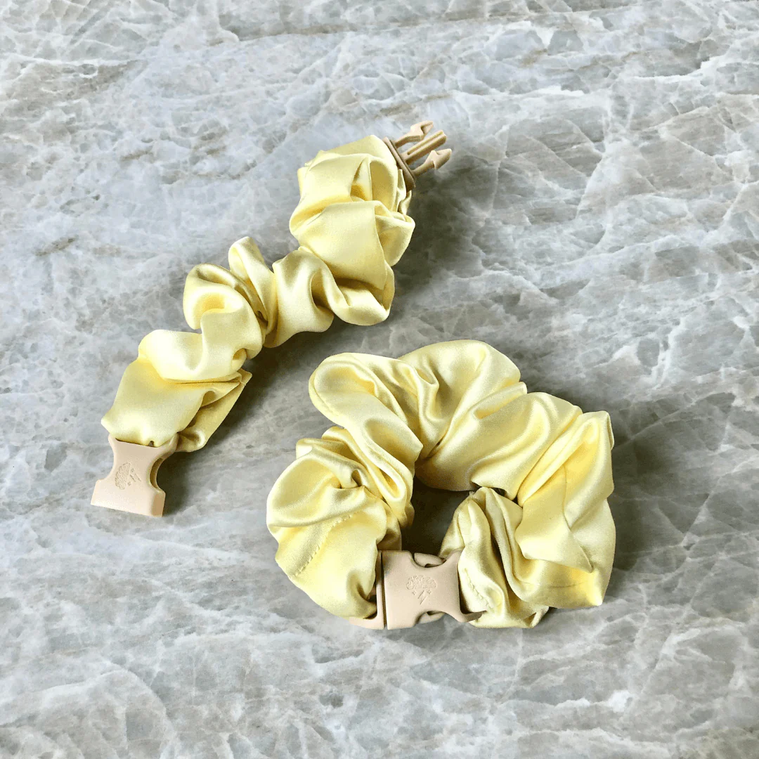 Buckle Scrunchie - Vibrant Solid Colors - No Snagging, No Tangles - Image 9