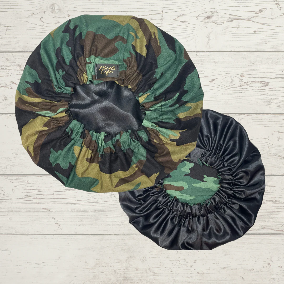 Camo Satin Lined Bonnet - Image 3