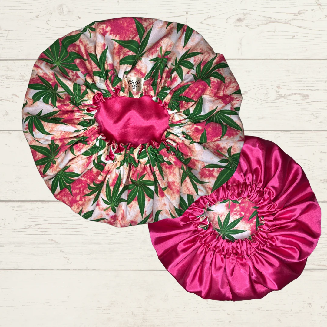 Cannabis Satin Lined Bonnet - Image 3