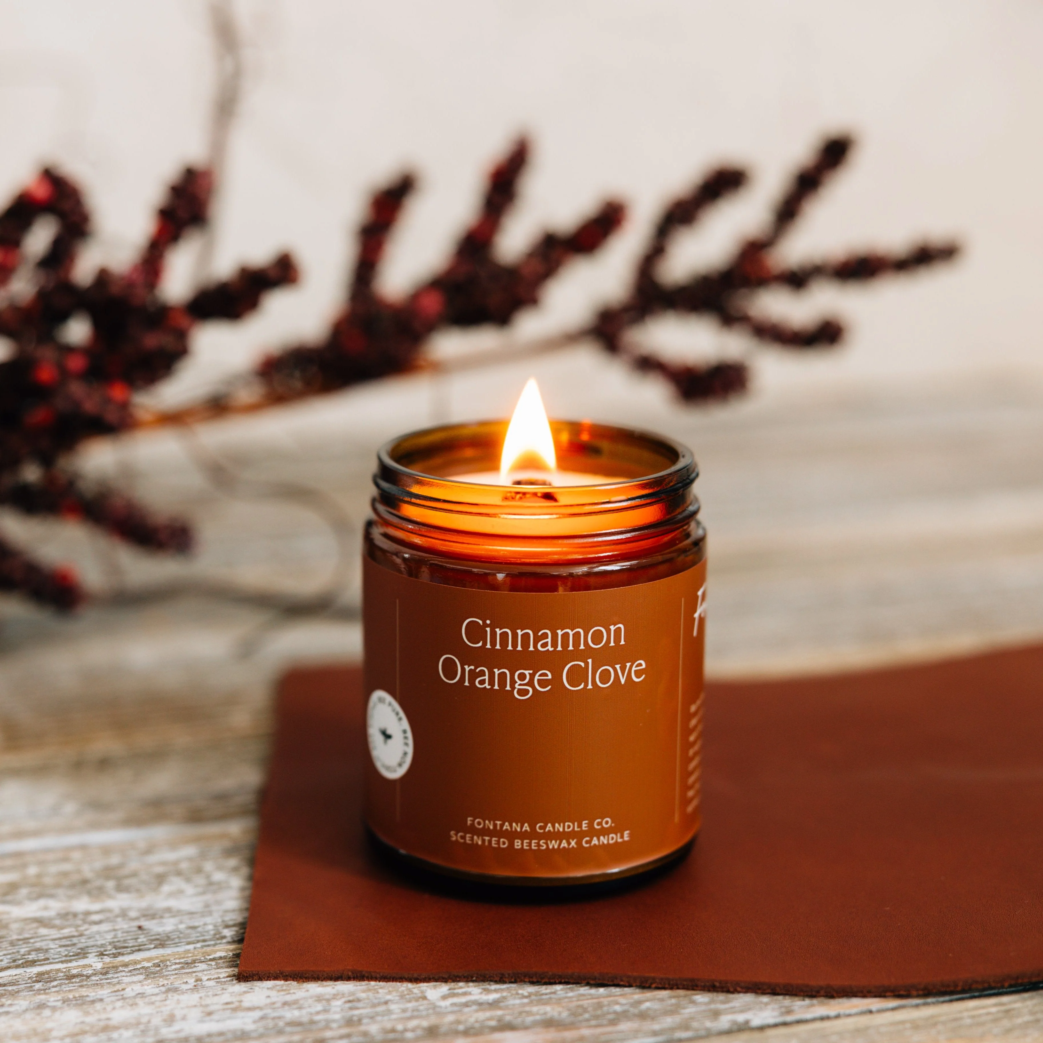 Cinnamon Orange Clove Jar Candle - Image 5