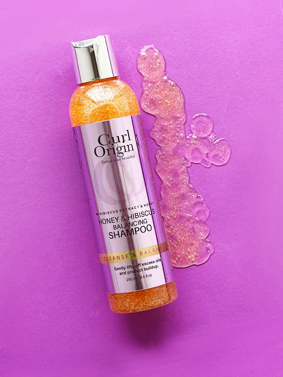Curl Origin - Honey & Hibiscus Balancing Shampoo