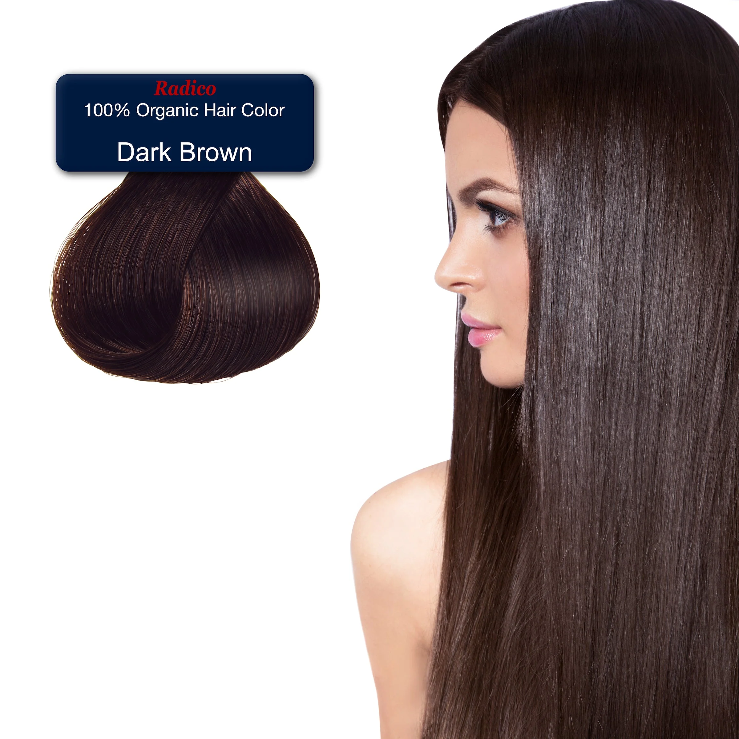Dark Brown - Organic Hair Color - Image 3