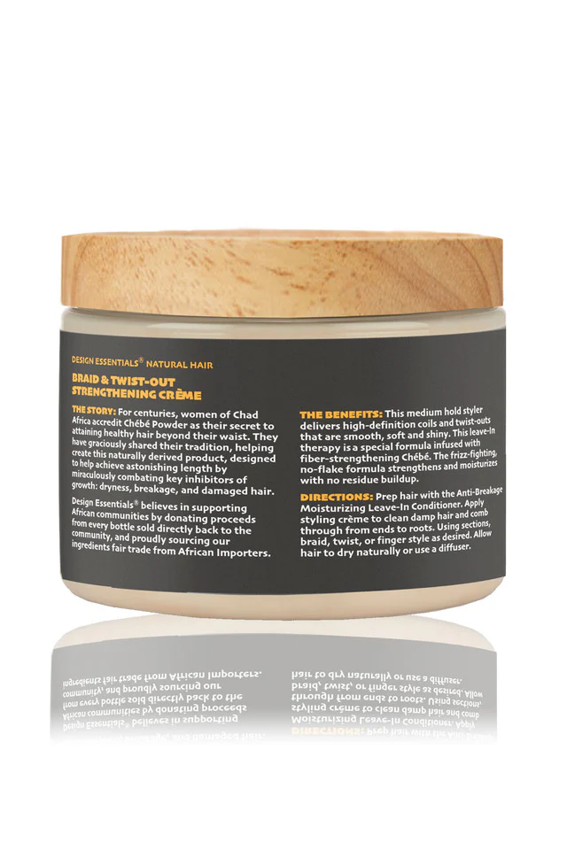 Design Essentials Chebe Collection - Braid & Twist-Out Strengthening Crème - Image 3
