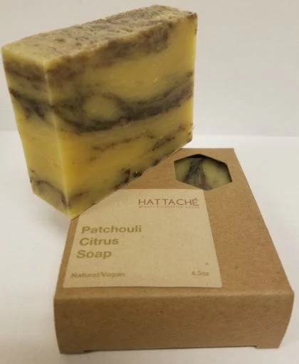 Hattache Natural Soap - Patchouli Citrus - Image 2