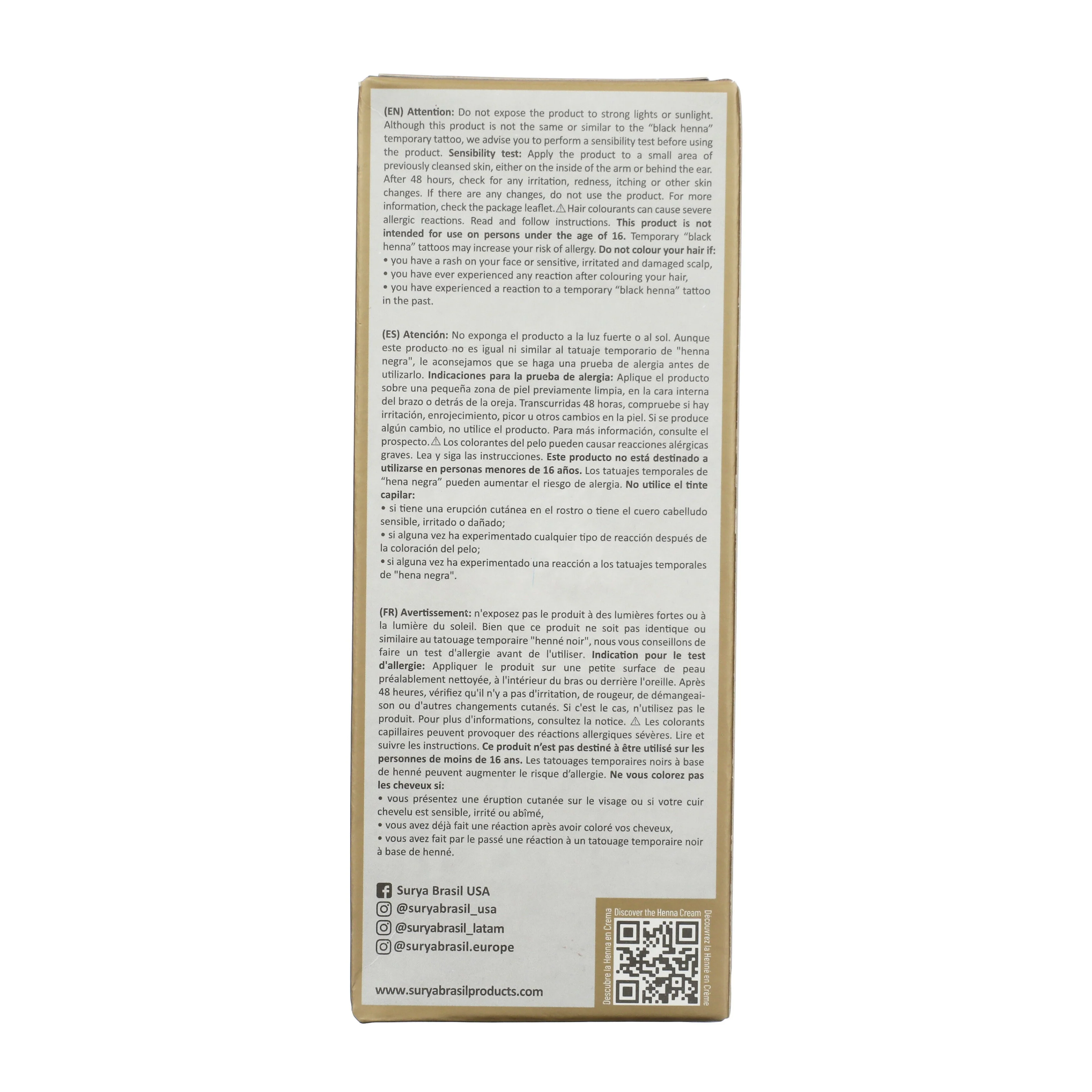 Henna Cream Light Brown - Image 4