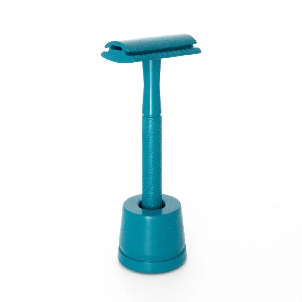 Jungle Culture - Safety Razor Reusable & Eco Friendly TEAL - Image 3