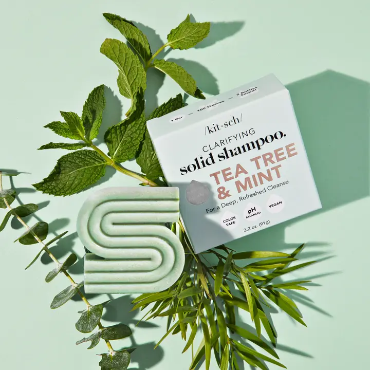 KITSCH - Clarifying Tea Tree & Mint Shampoo Bar - Image 2