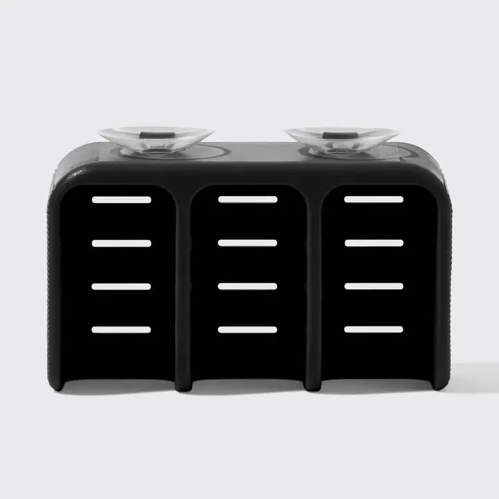 KITSCH - Self-Draining Soap Dish (Black) - Image 3