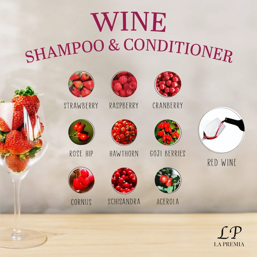 La Premia - Red Wine Shampoo - Image 4
