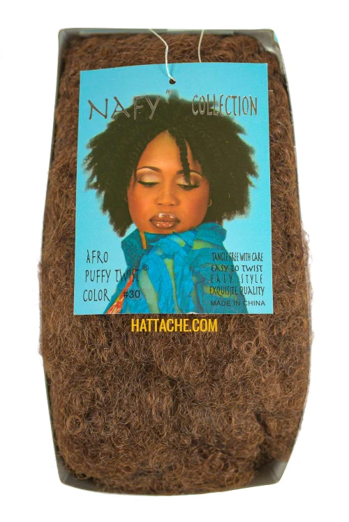 Nafy Collection Afro Puffy Twist Hair – Synthetic Extensions for Twists, Braids, Locs, and Dreads - Image 9