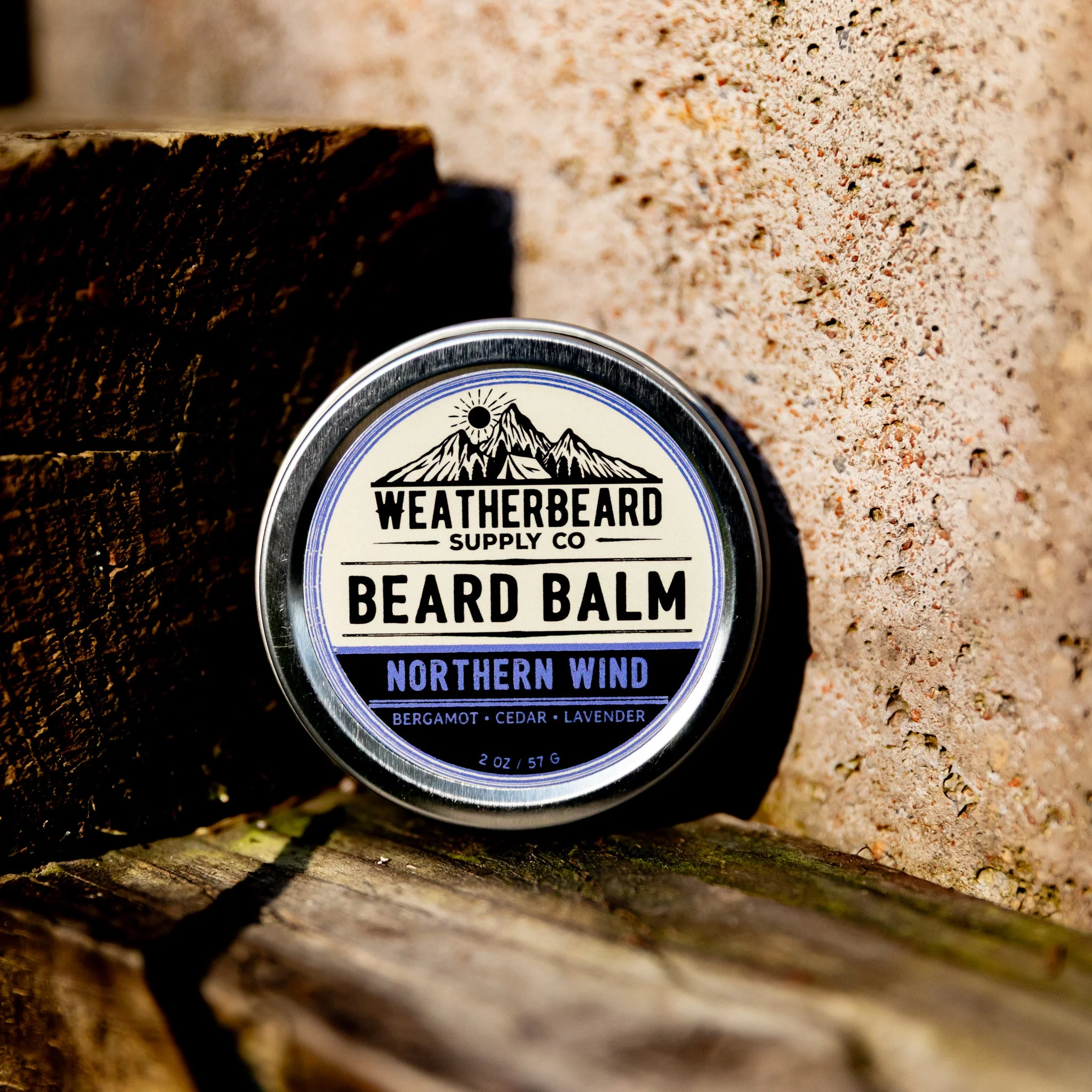 Northern Wind Beard Balm - Bergamot, Cedar, Lavender - Image 3