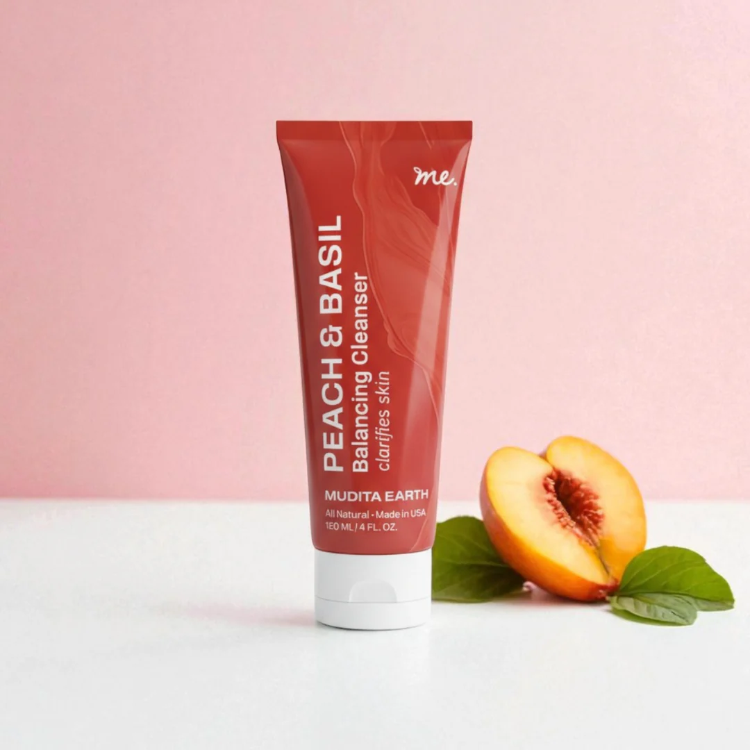 Peach & Basil Balancing Face Cleanser