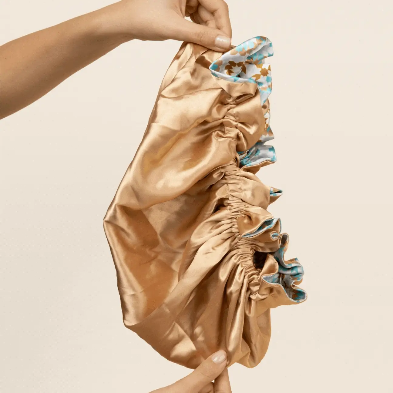 Reversible Satin Hair Bonnet - Image 2