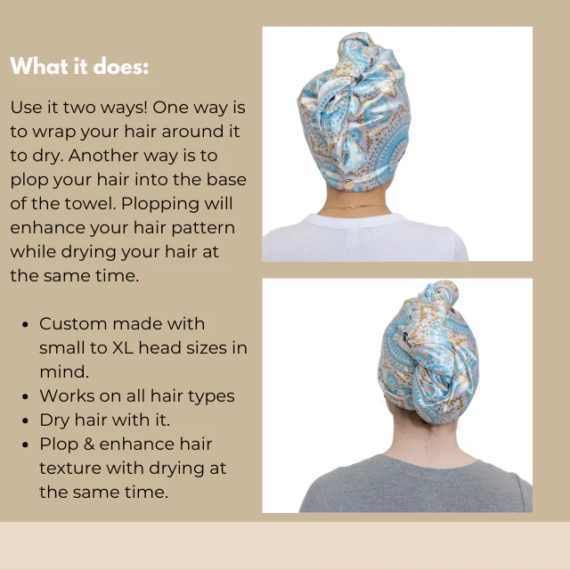 Satin Microfiber Turban - Image 4