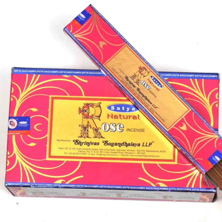 SATYA - Natural Incense Sticks - Rose