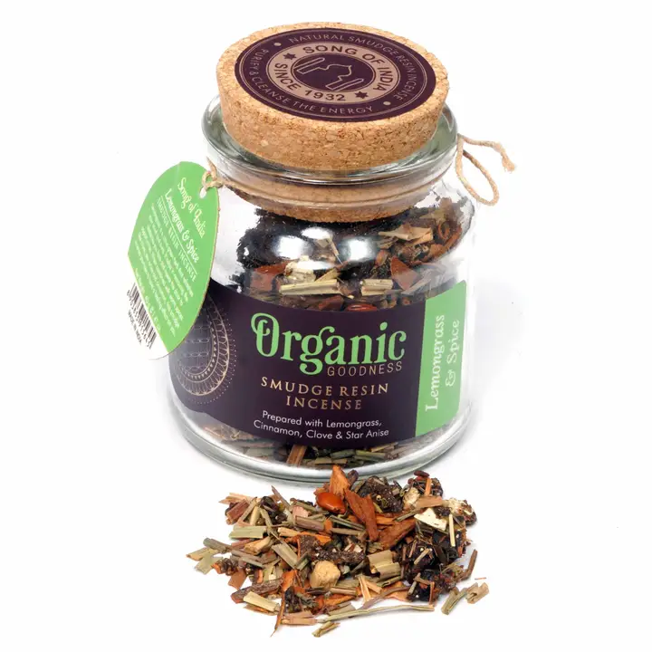 Song of India - Organic Goodness Smudge Resin - Lemongrass & Spice