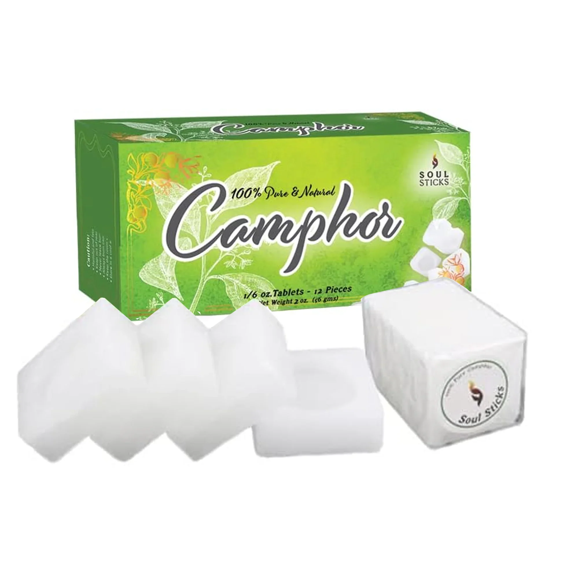 Soul Sticks - Soul Sticks, Camphor Tablet Blocks (56g)