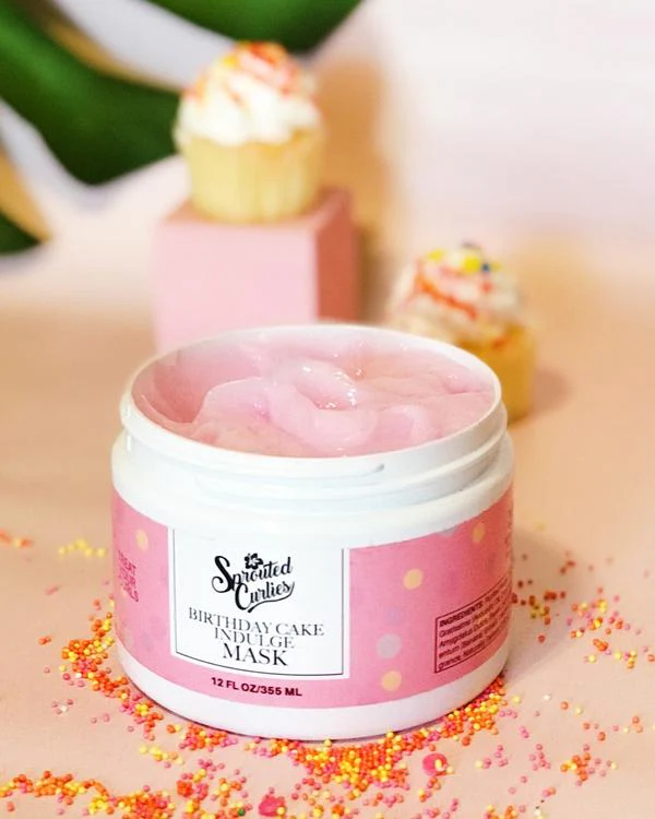 Sprouted Curlies Mask - Birthday Cake Indulge