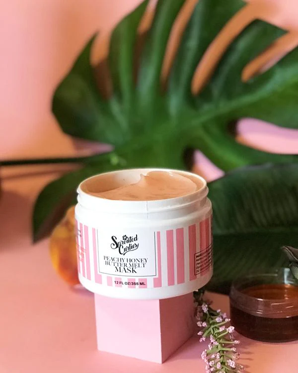 Sprouted Curlies Mask - Peachy Honey Butter Melt Mask