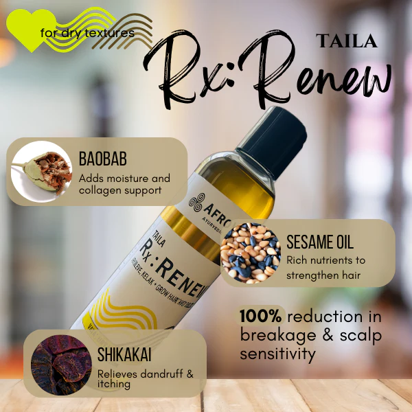 Taila Rx:RENEW Hair + Scalp Elixir - (240ml / 8oz) - Image 2