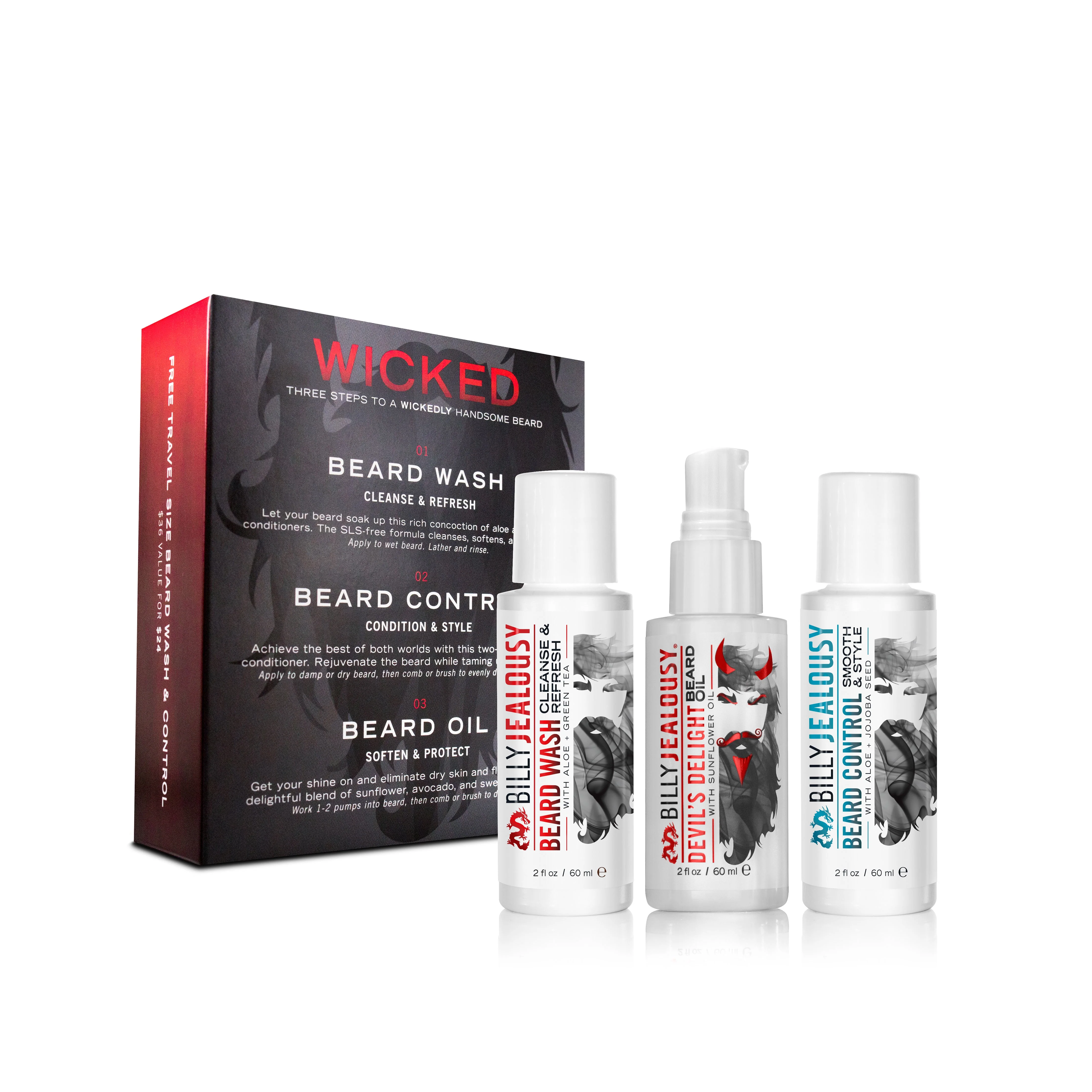 Wicked Beard Care Trio Kit - Image 2