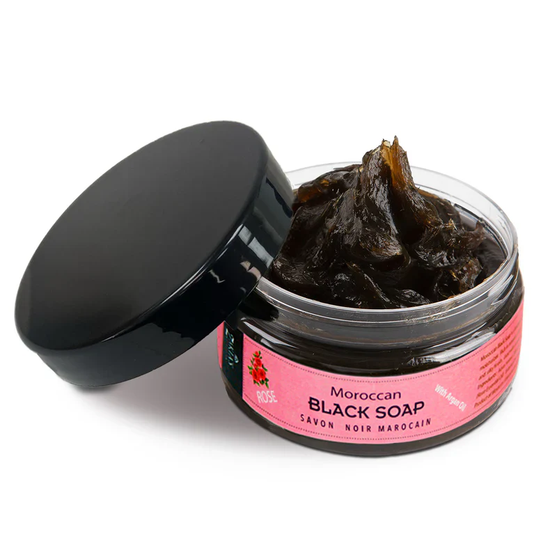 Zakia's Morocco BELDI Black Soap - Rose